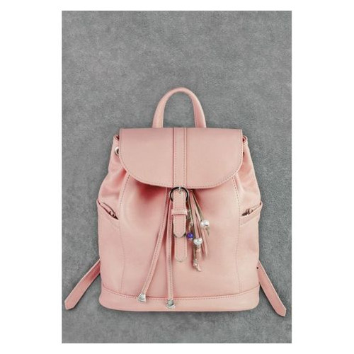 Шкіряний жіночий рюкзак Олсен рожевий Blank Note BN-BAG-13-barbi фото №2