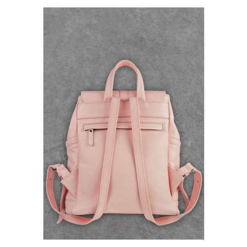 Шкіряний жіночий рюкзак Олсен рожевий Blank Note BN-BAG-13-barbi фото №3