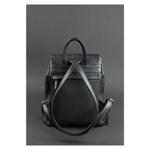 Шкіряний жіночий рюкзак Олсен чорний Blank Note BN-BAG-13-onyx фото №4