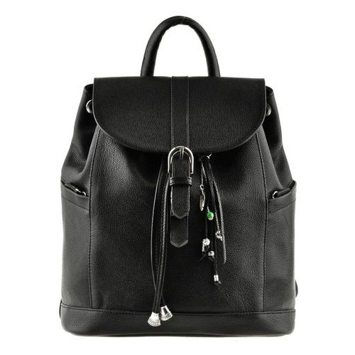 Шкіряний жіночий рюкзак Олсен чорний Blank Note BN-BAG-13-onyx фото №9