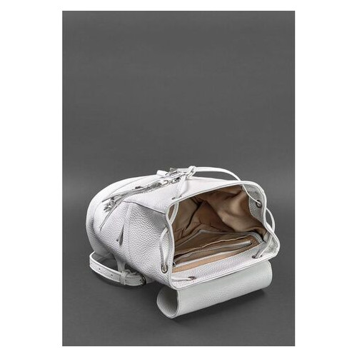 Шкіряний жіночий рюкзак Олсен білий BlankNote (BN-BAG-13-white) фото №4
