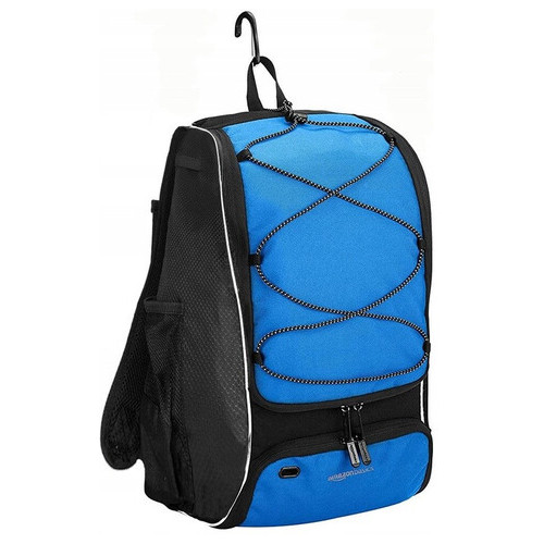 Спортивний рюкзак 22L Amazon Basics чорний із синім фото №1