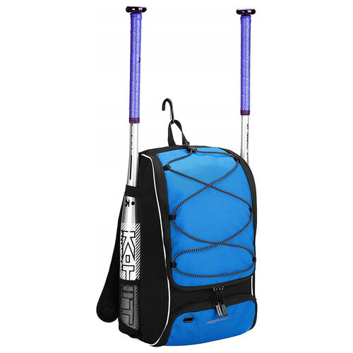 Спортивний рюкзак 22L Amazon Basics чорний із синім фото №4