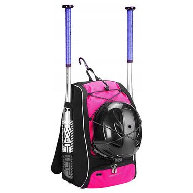 Спортивний рюкзак 22L Amazon Basics чорний з рожевим фото №3