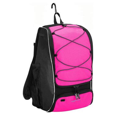 Спортивний рюкзак 22L Amazon Basics чорний з рожевим фото №1