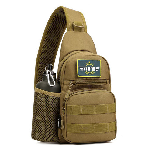 Тактическая военная сумка рюкзак EDC однолямочный Protector Plus X216 Coyote (77700769) фото №4
