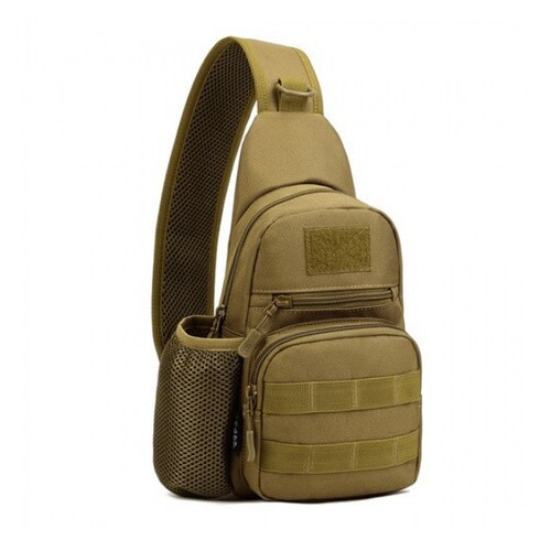 Тактическая военная сумка рюкзак EDC однолямочный Protector Plus X216 Coyote (77700769) фото №1
