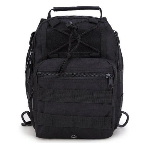 Тактическая военная сумка рюкзак Oxford 600D Black (77700706) фото №1