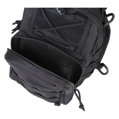 Тактическая военная сумка рюкзак Oxford 600D Black (77700706) фото №4