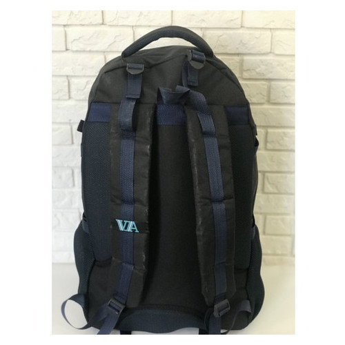 Рюкзак туристичний VA T-02-3 65л Чорний із синім фото №3