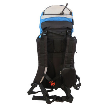 Туристичний похідний рюкзак 45L Adventuridge блакитний з сірим фото №6