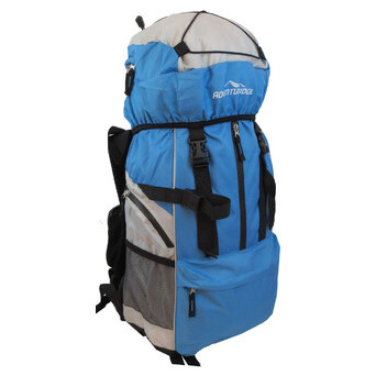 Туристичний похідний рюкзак 45L Adventuridge блакитний з сірим фото №1