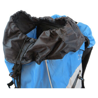 Туристичний похідний рюкзак 45L Adventuridge блакитний з сірим фото №7