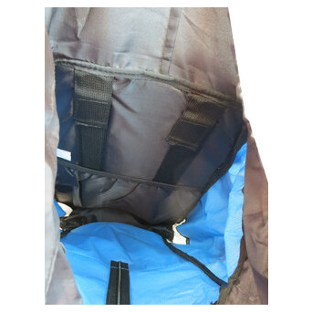 Туристичний похідний рюкзак 45L Adventuridge блакитний з сірим фото №10