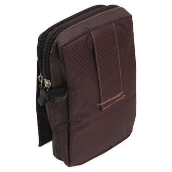 Невелика чоловіча сумка для носіння на плечі або коричневій ремені фото №6