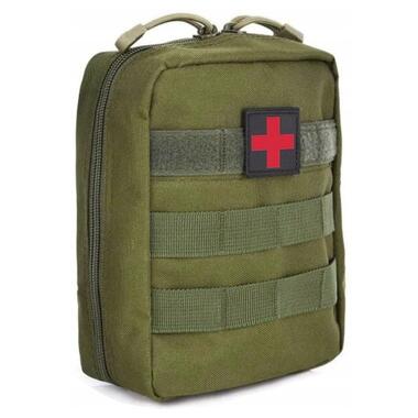 Тактична аптечка, армійська сумка для медикаментів хакі фото №3