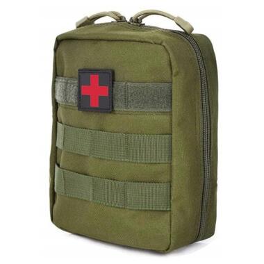 Тактична аптечка, армійська сумка для медикаментів хакі фото №1