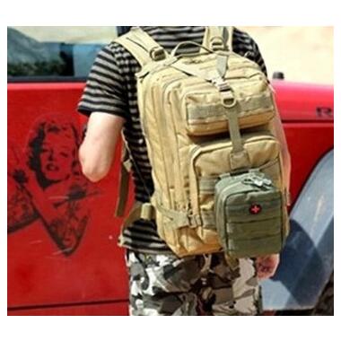 Тактична аптечка, армійська сумка для медикаментів хакі фото №4