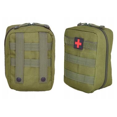 Тактична аптечка, армійська сумка для медикаментів хакі фото №2