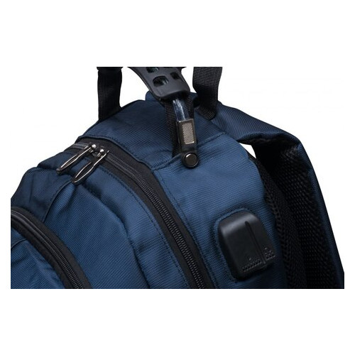 Рюкзак туристичний водостійкий Wings Синій для ручної поклажі - 1800134 фото №5