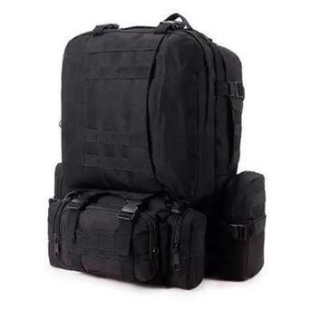 Тактичний військовий рюкзак XPRO 4 в 1 чорний (GR-168_885) фото №6