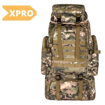 Тактичний рюкзак XPRO на 80 л Армійський рюкзак КАМУФЛЯЖ Джунглі Jungle (GR-171_1070) фото №2