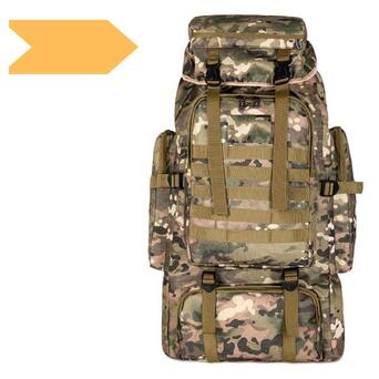 Тактичний рюкзак XPRO на 80 л Армійський рюкзак КАМУФЛЯЖ Джунглі Jungle (GR-171_1070) фото №1