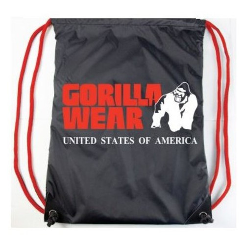 Рюкзак Gorilla Wear Drawstring Bag Black/Red (4384301936) фото №1