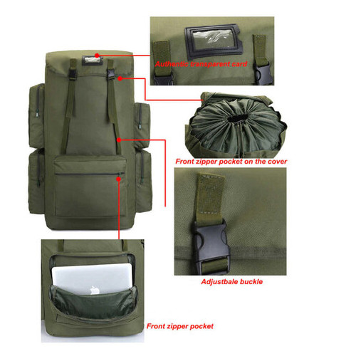 Рюкзак туристический XS130L Зеленый фото №3