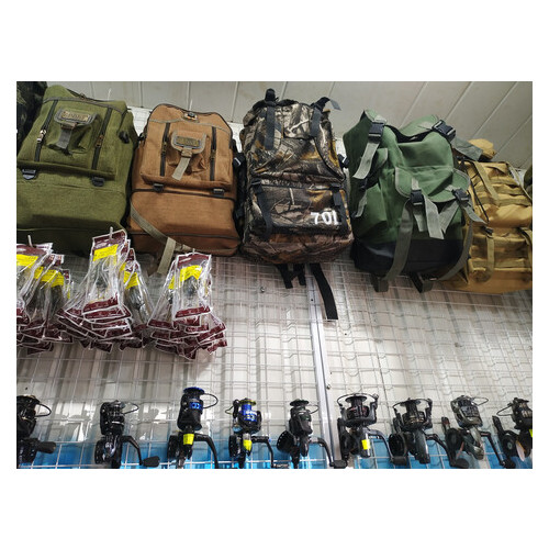 Туристический армейский крепкий рюкзак для охоты и рыбылки фото №2