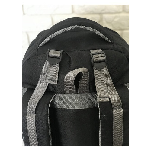 Рюкзак туристический VA T-02-2 65л, черный с серым (77701361) фото №2