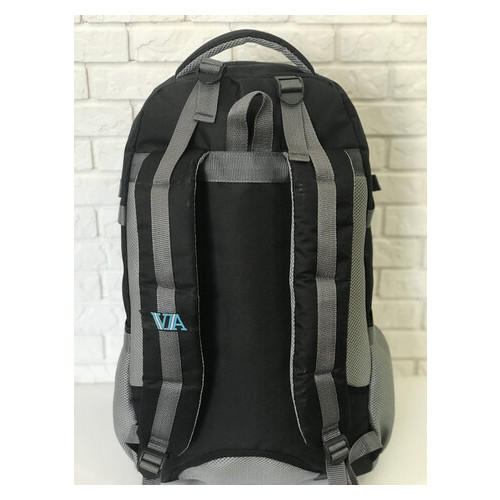 Рюкзак туристический VA T-02-2 65л, черный с серым (77701361) фото №3