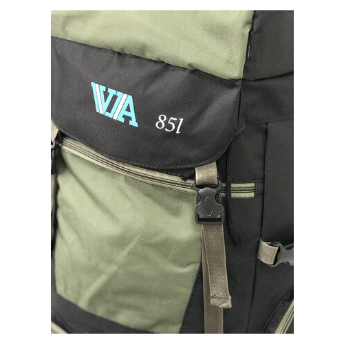 Рюкзак туристический VA T-04-8 85л, олива (77703683) фото №8