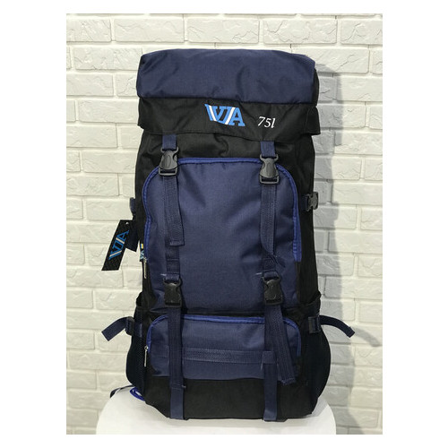 Рюкзак туристический VA T-07-3 75л, синий (77703595) фото №3