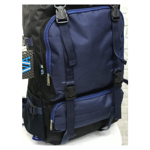 Рюкзак туристический VA T-07-3 75л, синий (77703595) фото №4