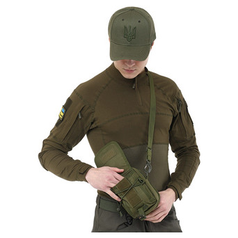Сумка тактична багатоцільова через плече FDSO Military Rangers ZK-9113 Оливковий (59508285) фото №8