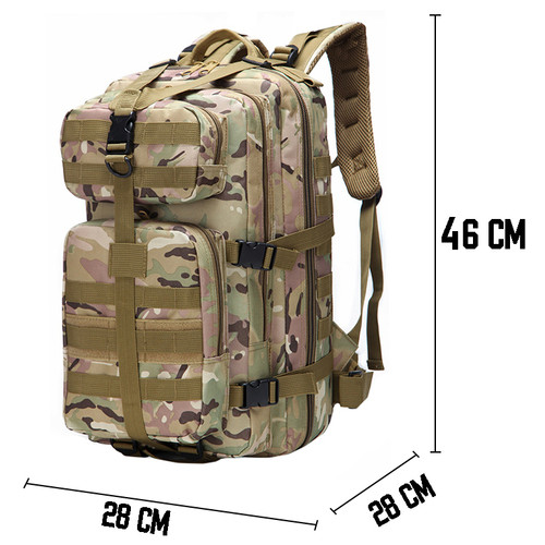 Рюкзак тактичний AOKALI Outdoor A10 35L Camouflage CP багато кишень фото №6