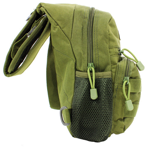 Рюкзак тактичний AOKALI Outdoor A14 Green на одне плече військовий 2L фото №3