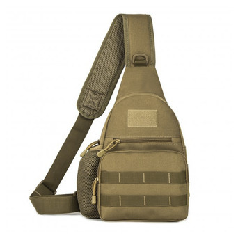Рюкзак тактичний на одне плече AOKALI Outdoor A14 20L Sand військовий фото №7