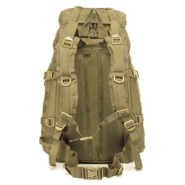 Рюкзак тактичний AOKALI Outdoor A51 50L (Sand) великий багатофункціональний армійський taktical фото №3