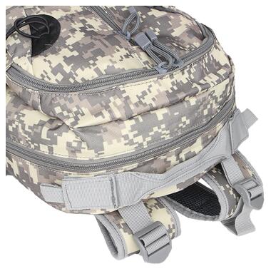 Рюкзак тактичний AOKALI Outdoor A57 36-55L (Camouflage ACU) камуфляжний військовий із сіткою для води фото №4