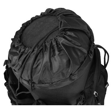 Рюкзак туристичний каркасний KAIMAN 80 літрів темно-сірий KAIMAN фото №7