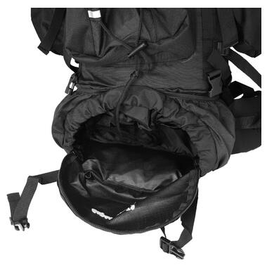 Рюкзак туристичний каркасний KAIMAN 80 літрів темно-сірий KAIMAN фото №8