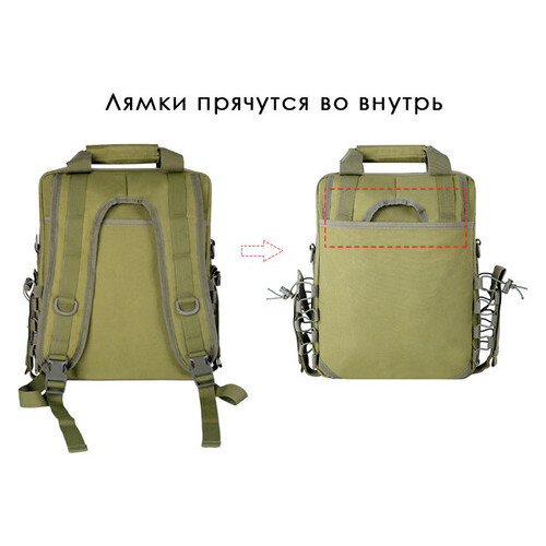 Рюкзак тактический Eagle M10G Green фото №5