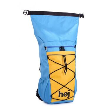Рюкзак туристичний POOLPARTY Hoj 36 літрів жовто-блакитний (hoj-ua) фото №6
