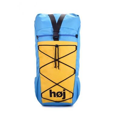 Рюкзак туристичний POOLPARTY Hoj 36 літрів жовто-блакитний (hoj-ua) фото №1