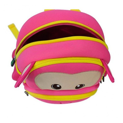 Дитячий рюкзак Nohoo Мавпа Рожевий з жовтим (NH020P) фото №4