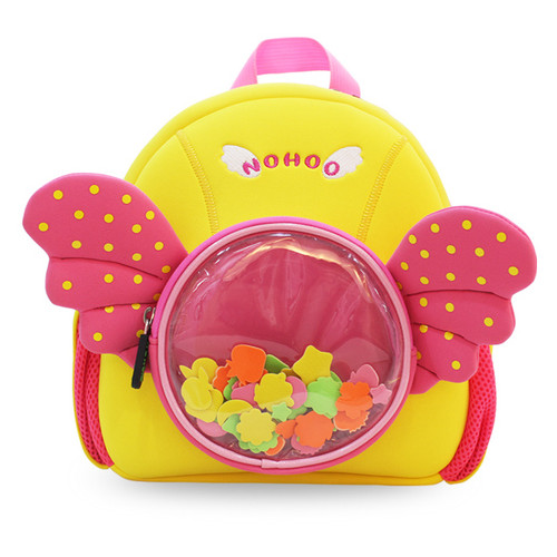Дитячий рюкзак Nohoo Ангелочок Рожевий з жовтим (NH030Y) фото №1