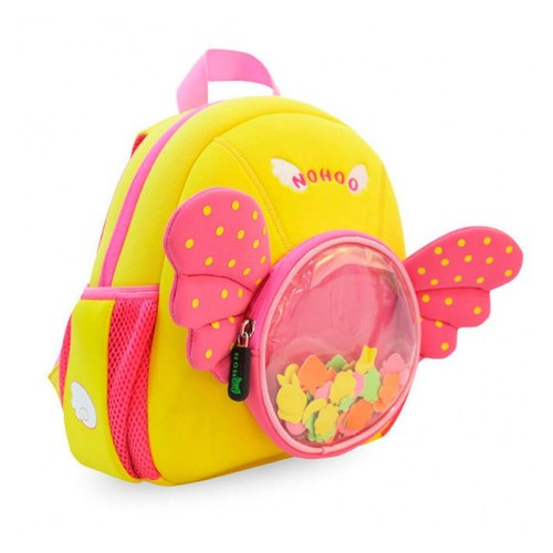 Дитячий рюкзак Nohoo Ангелочок Рожевий з жовтим (NH030Y) фото №2