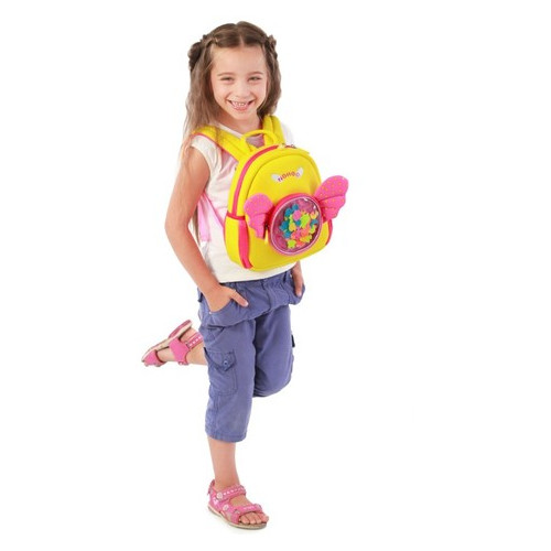 Дитячий рюкзак Nohoo Ангелочок Рожевий з жовтим (NH030Y) фото №5